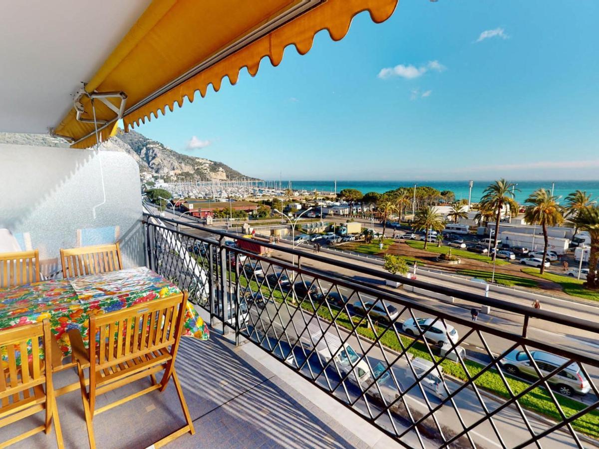 Studio Climatise Avec Terrasse Face Mer A Menton - Fr-1-196-208 Екстериор снимка